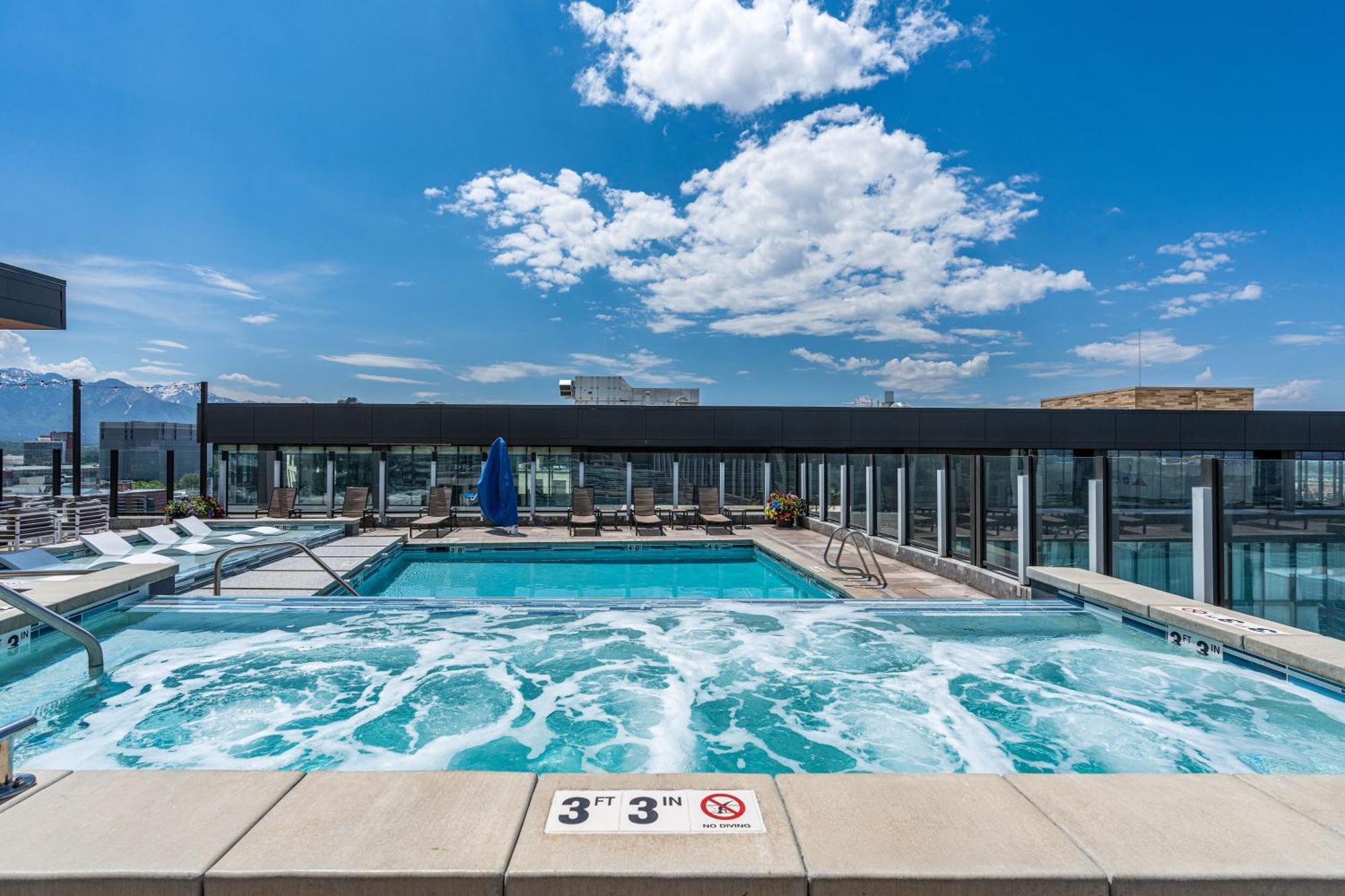 Best Views! Lux 9Th Fl Gym Pking Pool Htub King Bd Salt Lake City Exterior foto