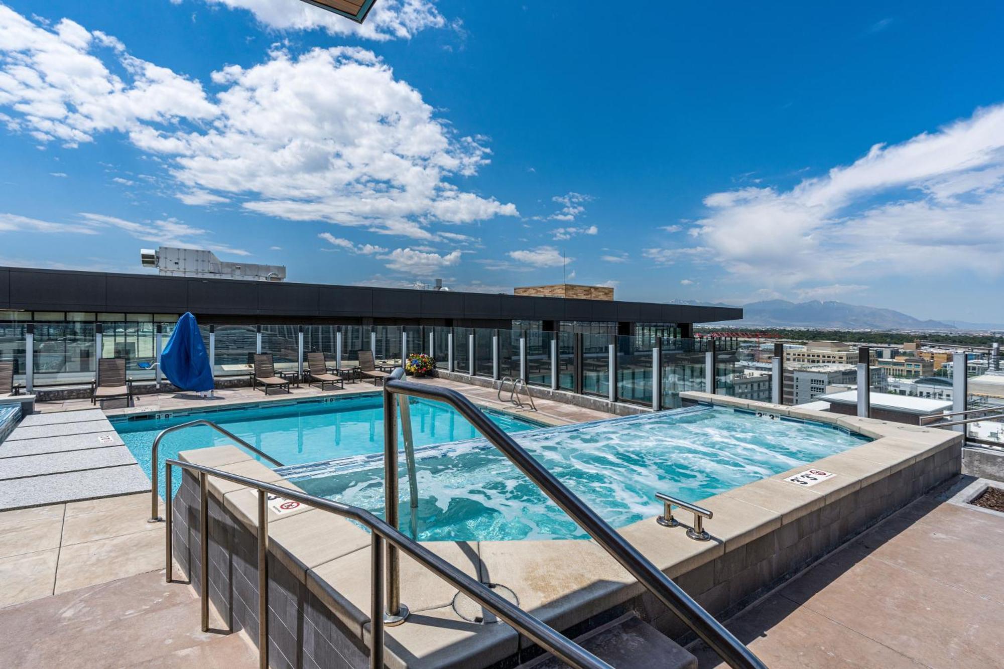 Best Views! Lux 9Th Fl Gym Pking Pool Htub King Bd Salt Lake City Exterior foto